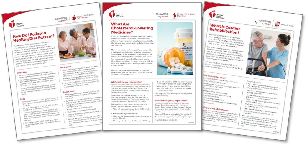 collage of images of American Heart Association articles