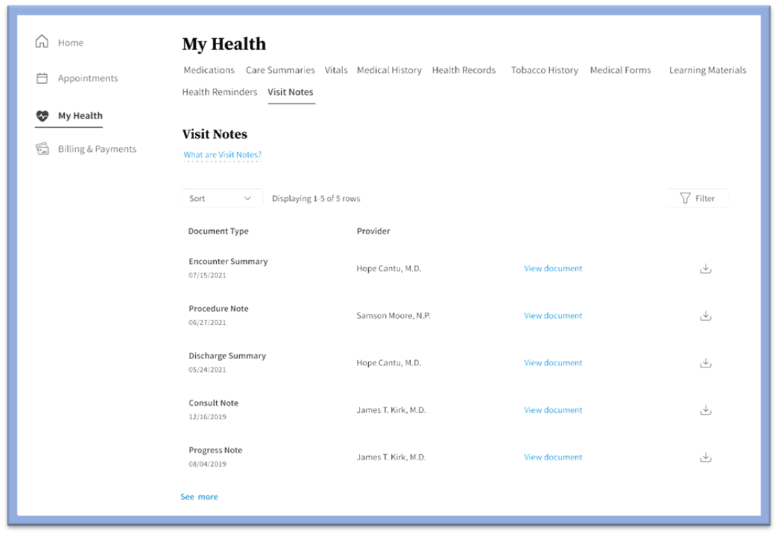 Patient Portal Overview