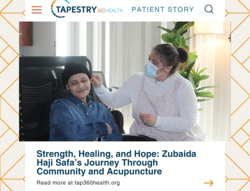 Strength, Healing, and Hope: Zubaida Haji Safa’s Journey Through Community and Acupuncture
